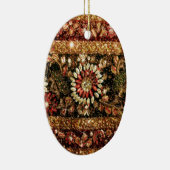 ビーズインディアンサリー写真 セラミックオーナメント (右)