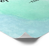 ビーズオンラベンダーと引用文とハチプリント ポスター (角)