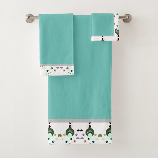 ビーズグリーン2バスタオールセット バスタオルセット (インサイチュ)