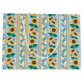 ビーズサンフラワーズ抱き枕 ラージペーパーバッグ (裏面)