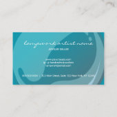 ビーズショップランプワーク手作りジュエリー 名刺 (裏面)