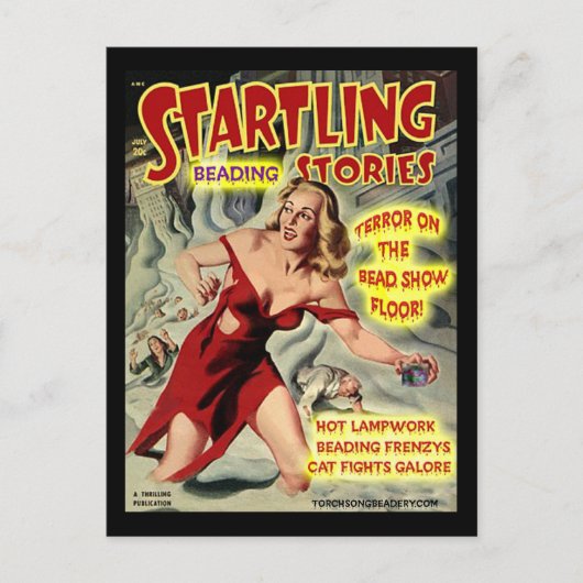 ビーズショーの恐怖！ ポストカード (正面)