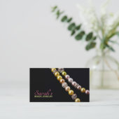 ビーズジュエリー名刺 名刺 (スタンド正面)