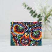 ビーズスカルの目 ポストカード (スタンド正面)