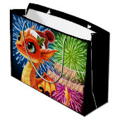 ビーズドラゴン ラージペーパーバッグ (裏面アングル)