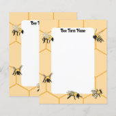 ビーズハニカムビーファーム紙 (正面/裏面)