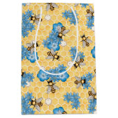 ビーズハニーハニカム抱き枕 ミディアムペーパーバッグ (正面)