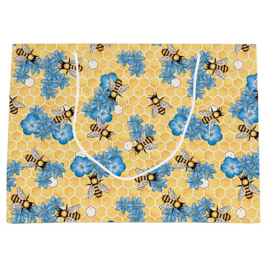 ビーズハニーハニカム抱き枕 ラージペーパーバッグ (正面)