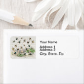 ビーズハニーワーカークイーン自然アンティークビー ラベル (インサイチュ)