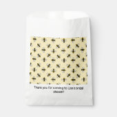 ビーズバースデーパーティーベビーブライダルシャワーイエロー フェイバーバッグ (正面)