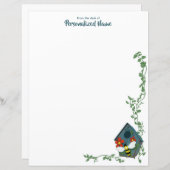 ビーズバードハウスバレエ無地紙シート (正面/裏面)