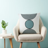 ビーズパターンのグレーの装飾用クッション クッション (椅子)