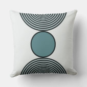 ビーズパターンのグレーの装飾用クッション クッション (裏面)