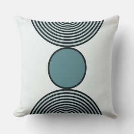 ビーズパターンのグレーの装飾用クッション クッション