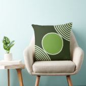 ビーズパターンの緑の色合い装飾用クッション クッション (椅子)