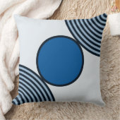 ビーズパターンIn Shades Of Blue -装飾用クッション クッション (ブランケット)