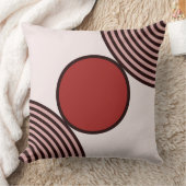 ビーズパターンIn Shades Of Red -装飾用クッション クッション (ブランケット)