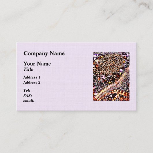 ビーズビクトリアン財布 名刺 (正面)