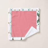 ビーズピンク2バスタオールセット バスタオルセット (ウォッシュタオル)