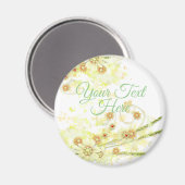 ビーズフローラ マグネット (正面/裏面)