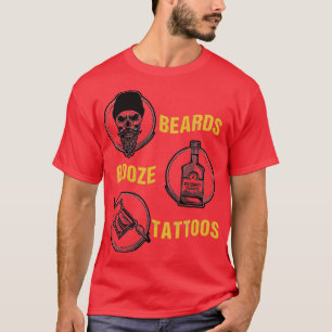 ビーズブーズタトゥー父の日の贈り物4 Tシャツ