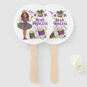 ビーズプリンセス – マルディグラ ハンドファン (正面&裏面)