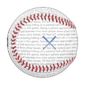 ビーズボーパーソナライズされたル 野球ボール (正面左)