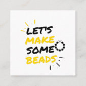 ビーズメーカー スクエア名刺 (正面)