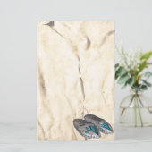 ビーズモカシン先住民アメリカン文房具 便箋 (スタンド正面)