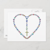 ビーズロザリオ#2 ポストカード (正面/裏面)