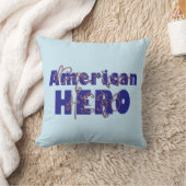 ビーズ付きアメリカンヒーロー角枕 クッション (ブランケット)