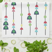 ビーズ付きストリングティータオル キッチンタオル (折り畳み)