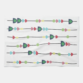 ビーズ付きストリングティータオル キッチンタオル