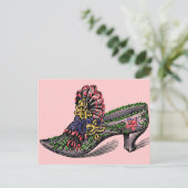 ビーズ付きスリッパ ポストカード (スタンド正面)