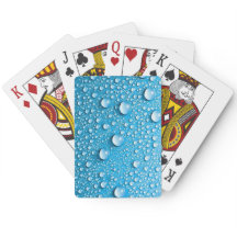 ビーズ付き水滴の海青