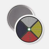 ビーズ付き薬車 マグネット (正面/裏面)