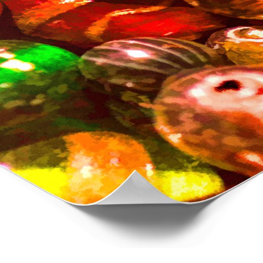 ビーズ杭 ポスター (角)