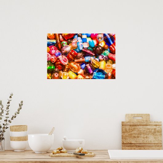 ビーズ杭 ポスター (キッチン)