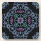 ビーズ模様 コースター (正面)