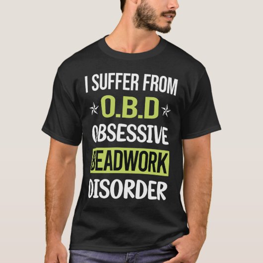 ビーズ細工の執着愛 Tシャツ (正面)