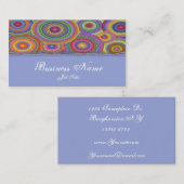 ビーズ色のエレガントな名刺 名刺 (正面/裏面)