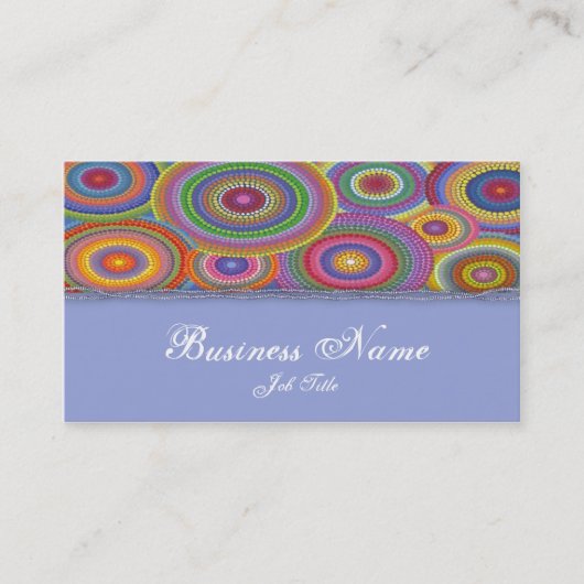 ビーズ色のエレガントな名刺 名刺 (正面)