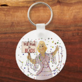 ビーズ キーホルダー (正面)