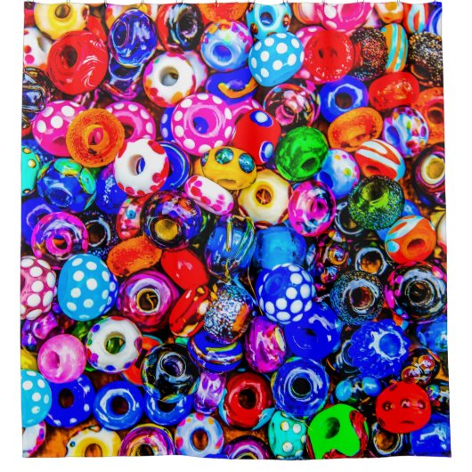 ビーズ シャワーカーテン (正面)