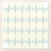 ビーズ・ダイヤモンド ガラスコースター (裏面)