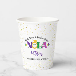 ビーズ、ブーゼ及びバーボン通りノーラバチェロレッテ 紙コップ