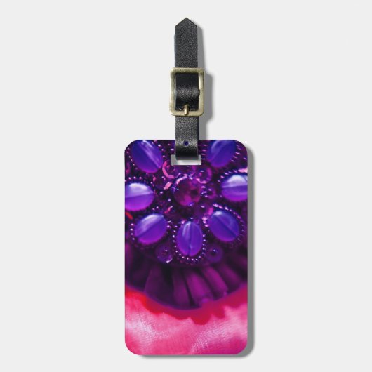 ビーズ ラゲッジタグ (正面縦)