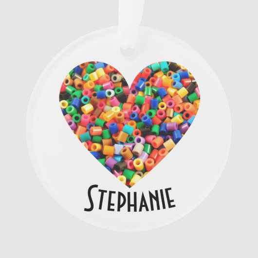 ビーズ·ラバー オーナメント (正面)