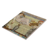 ビーズ(勉強)、c.1875 (キャンバスの油) タイル (側面)