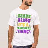 ビーズ Tシャツ (正面)